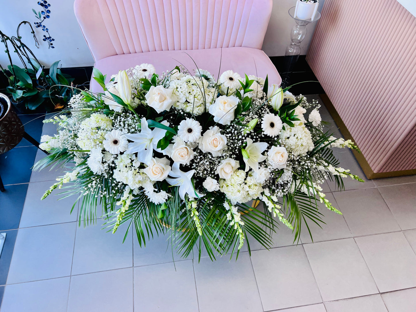 Casket Spray sympathy flowers Toronto