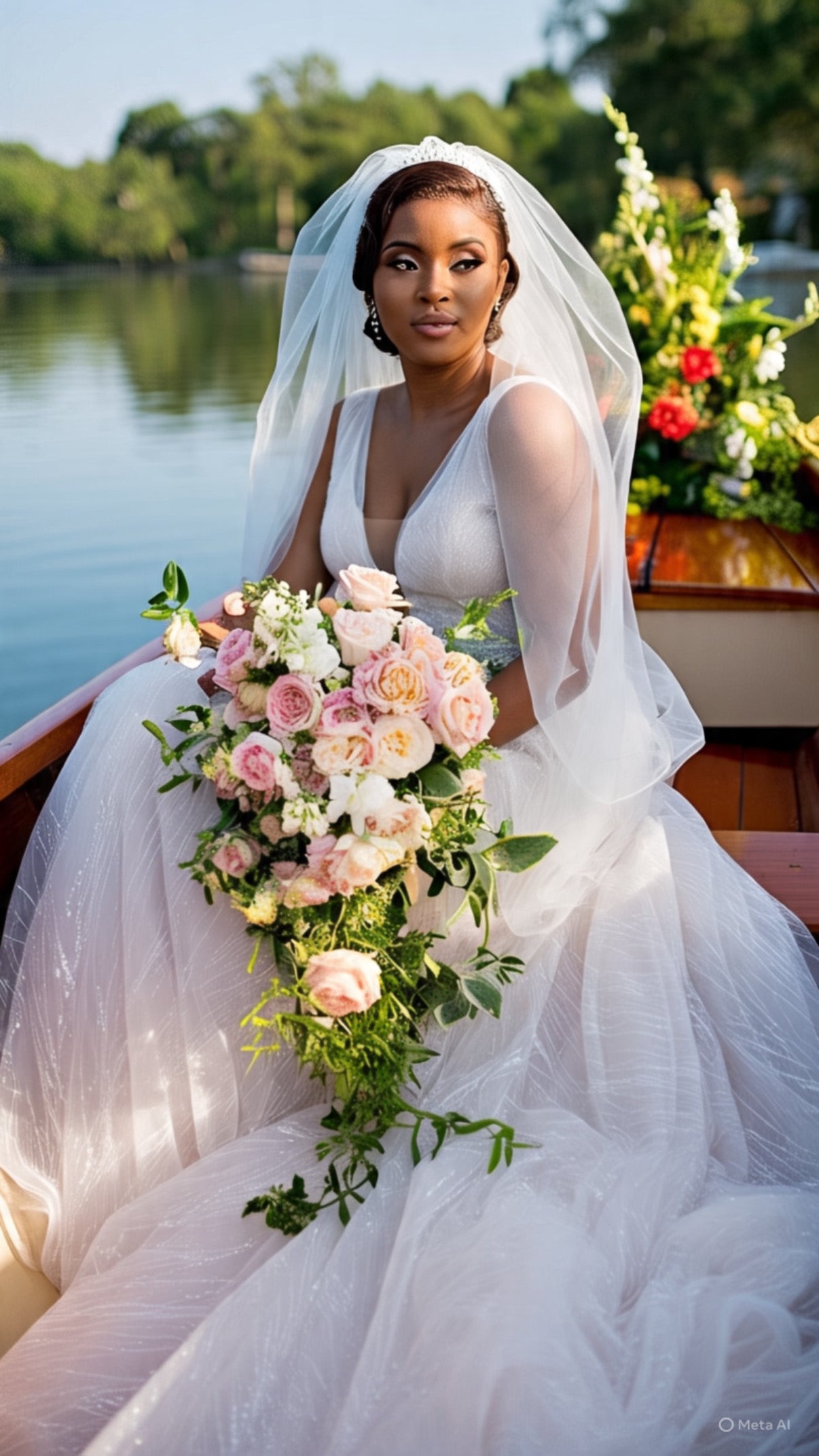Cascade Bridal Bouquet