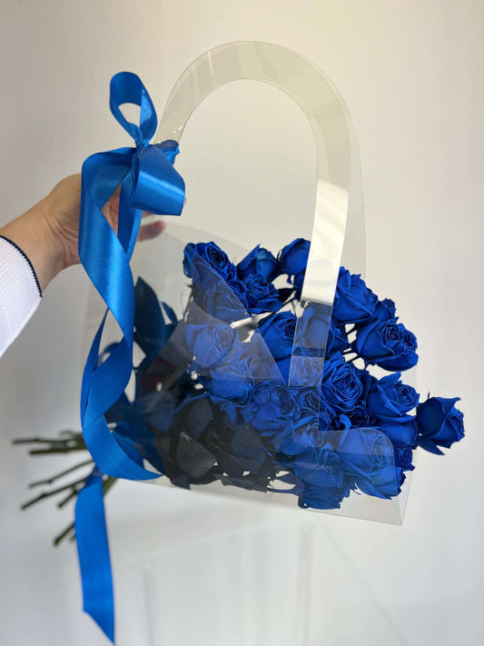 Blue Spray Roses - Toy Florist