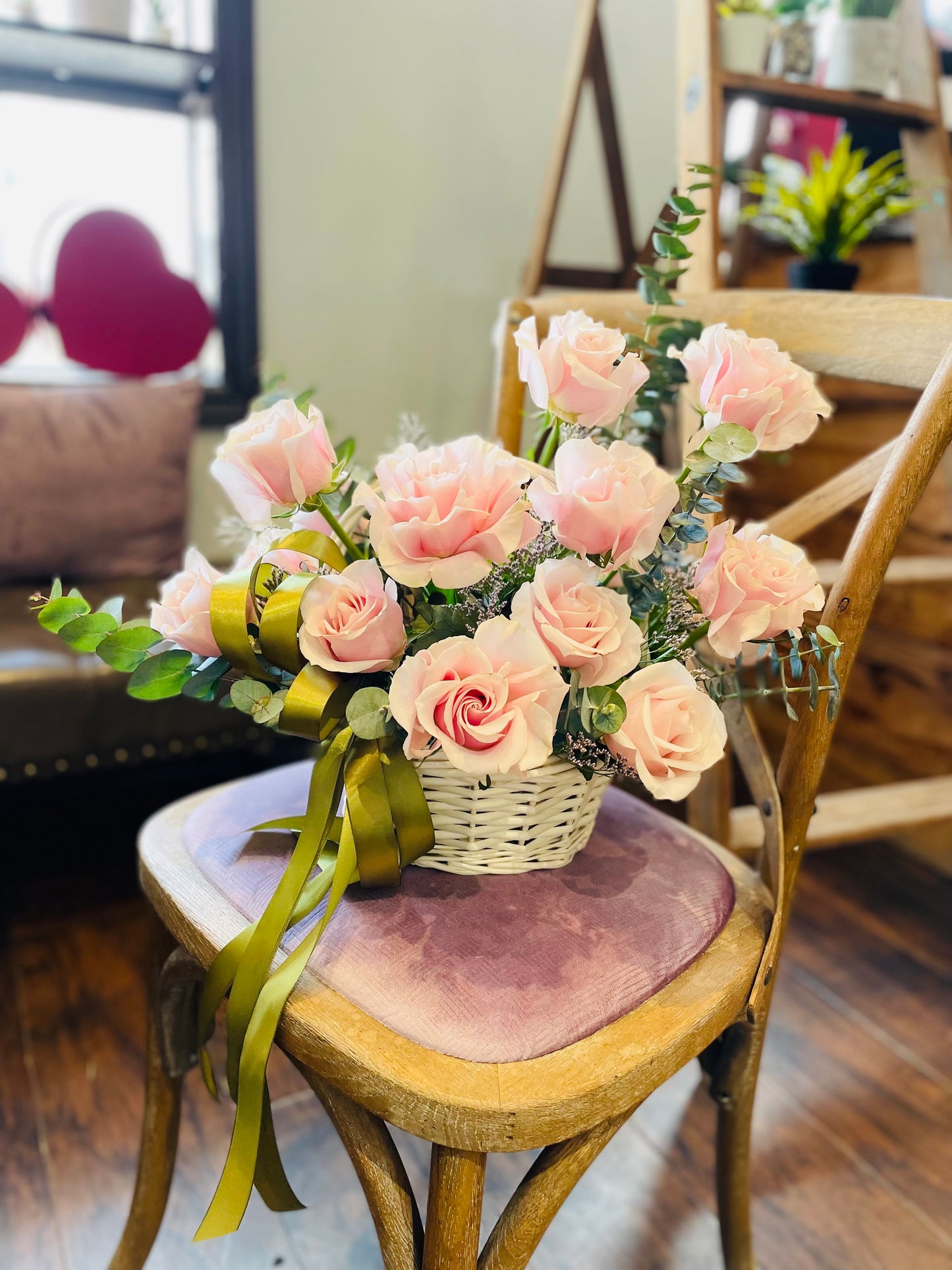 French Rose Basket - Toy Florist