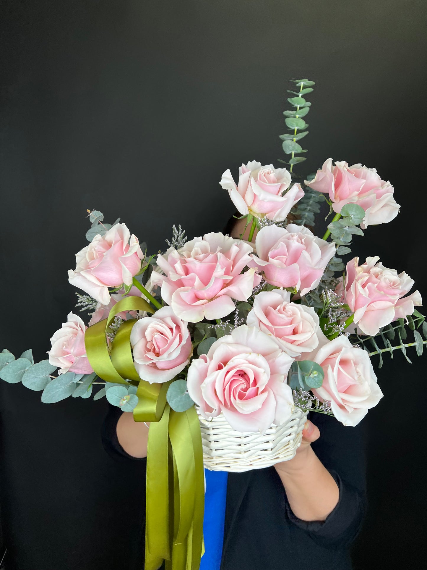 French Rose Basket