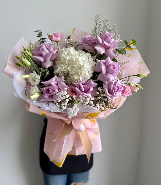 White & Purple Bouquet