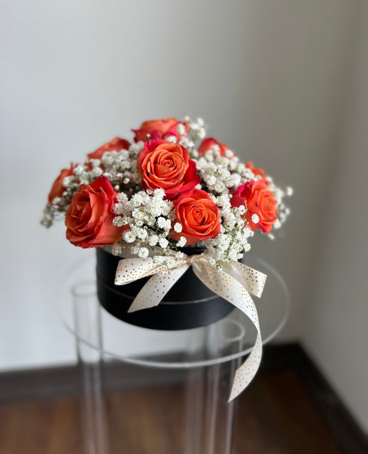 Orange Crush Box Arrangement - Toy Florist