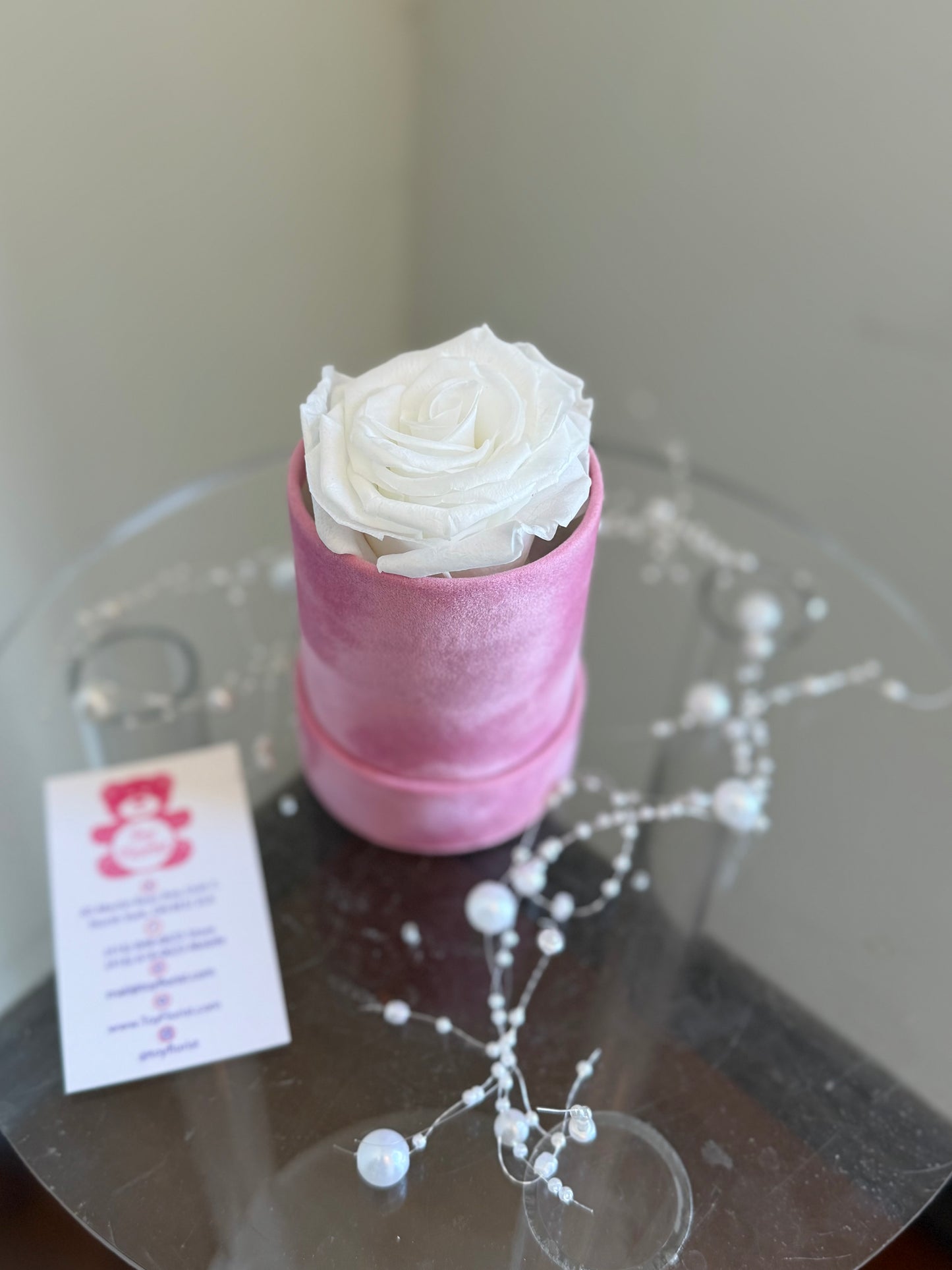 Eternal Rose in Velvet Box