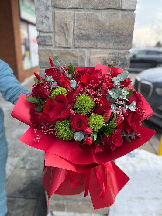 Flowers for Her Birthday/Anniversary - Scarlet Passion