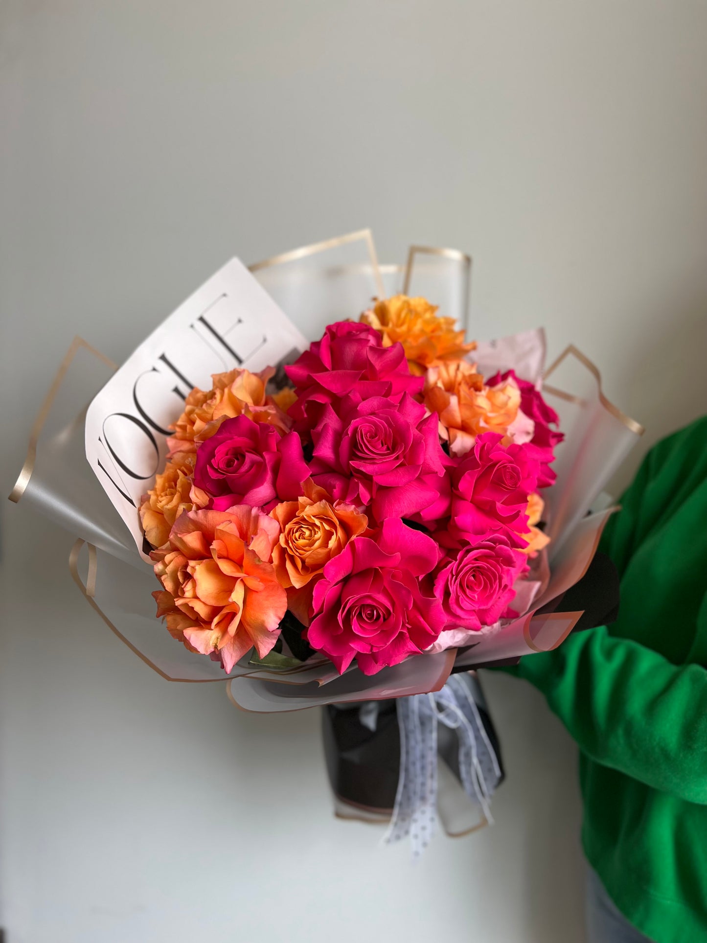 Tropical Sunshine One Dozen Roses