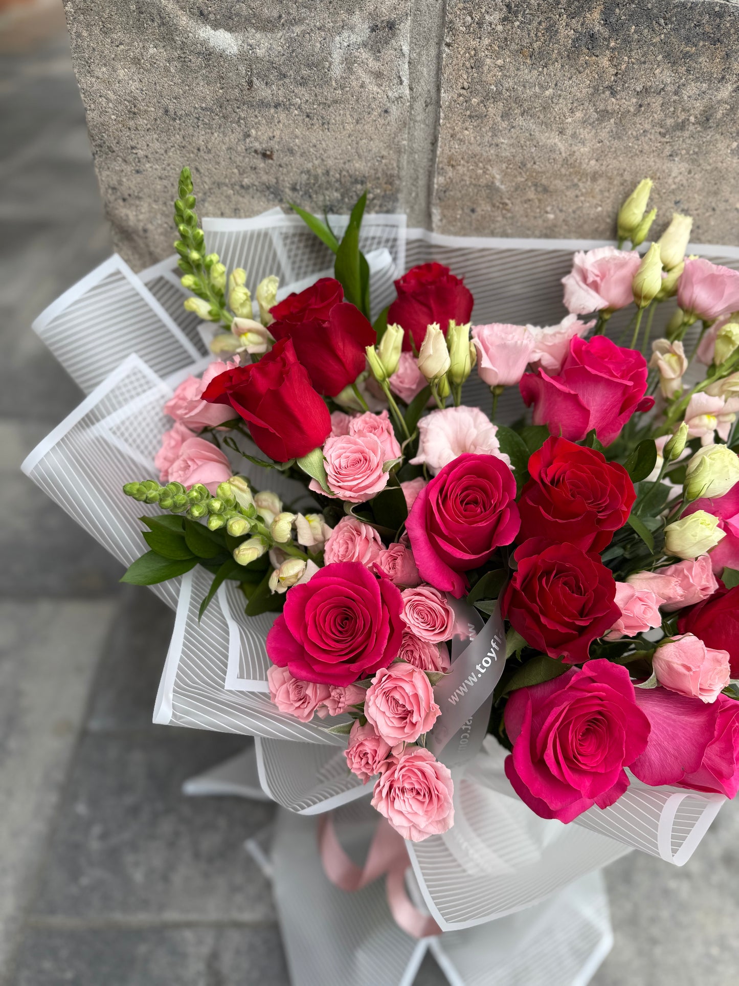 Flowers of the month Pink Rose Bouquet Vaughan Flowers Toy Florist
