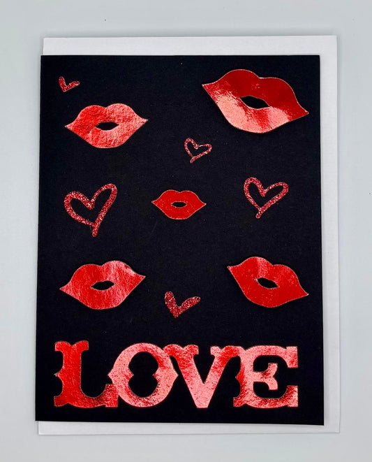 Love & Kisses 3D Card