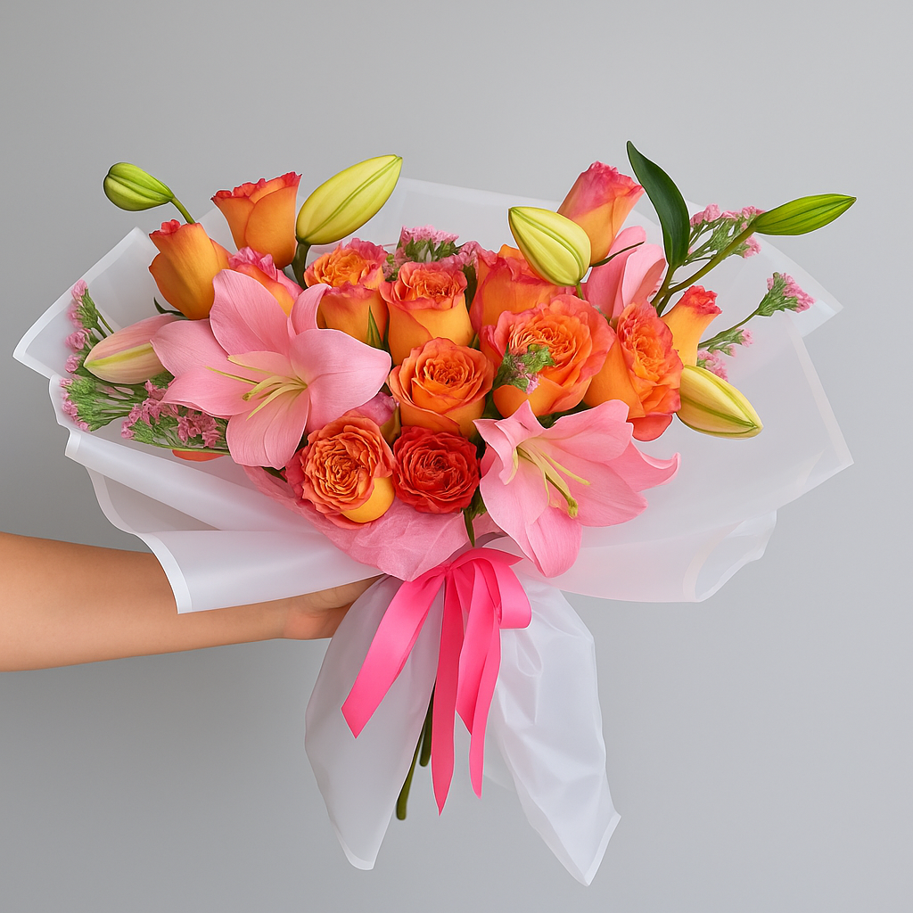 graduation flowers pink lily flower