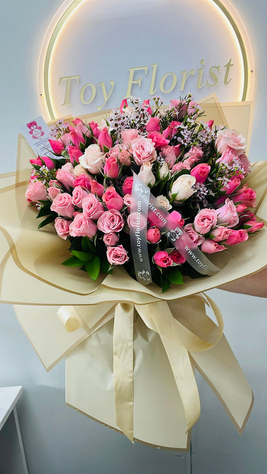 pink flowers