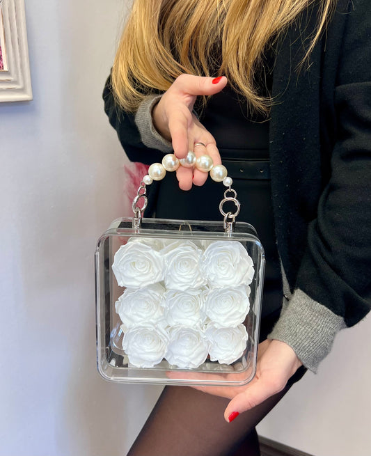 preserved rose white wedding gift Toy Florist