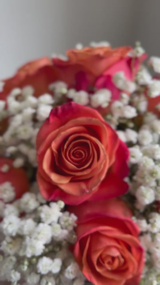 Orange Crush Box Arrangement