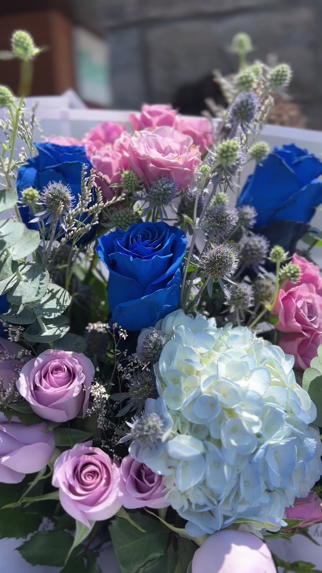 Florist Kleinberg blue flowers