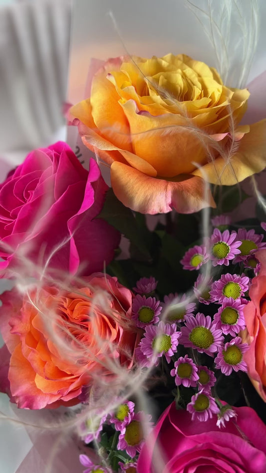 orange roses