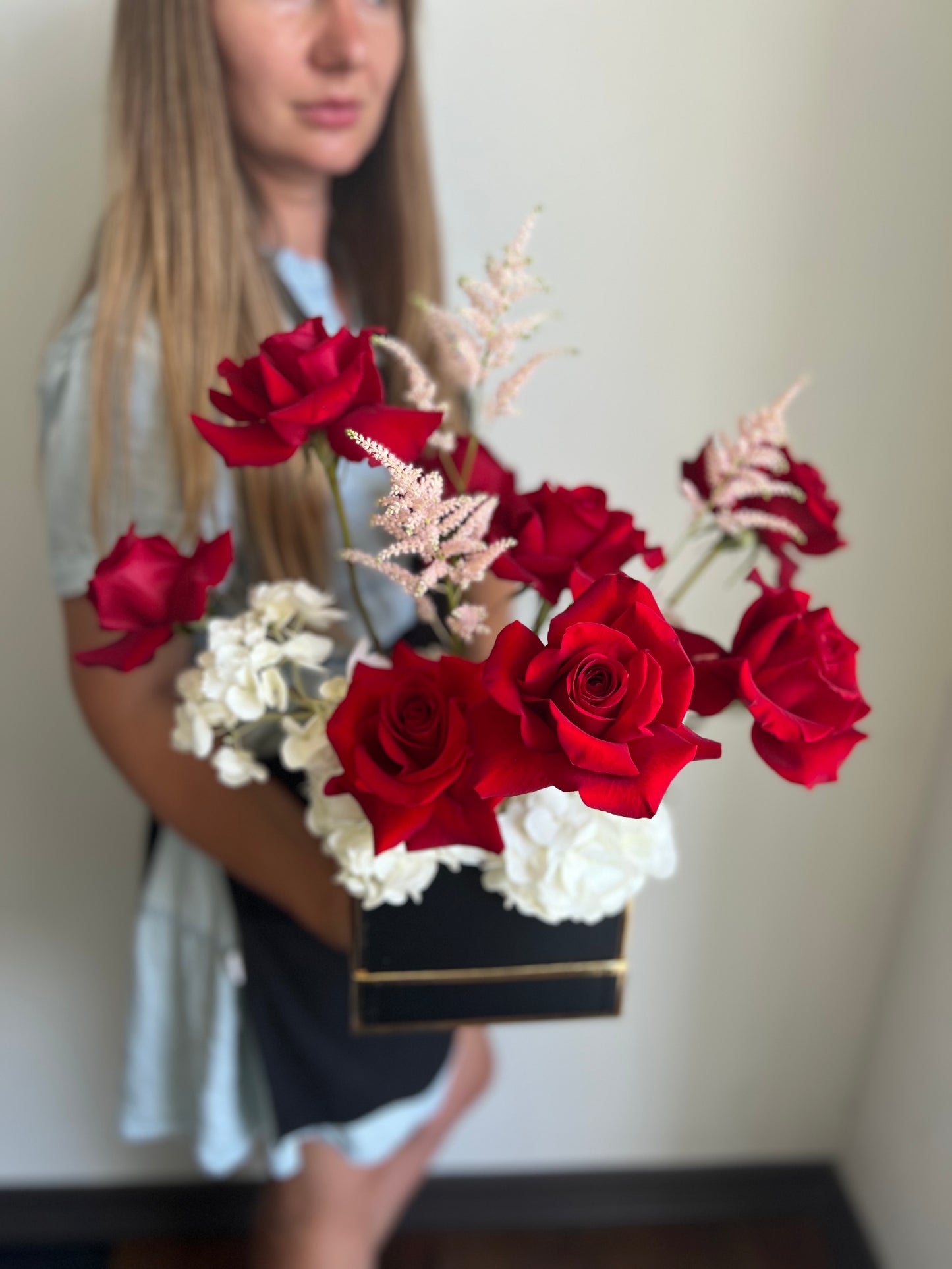 red rose box vaughan flower shop toy florist