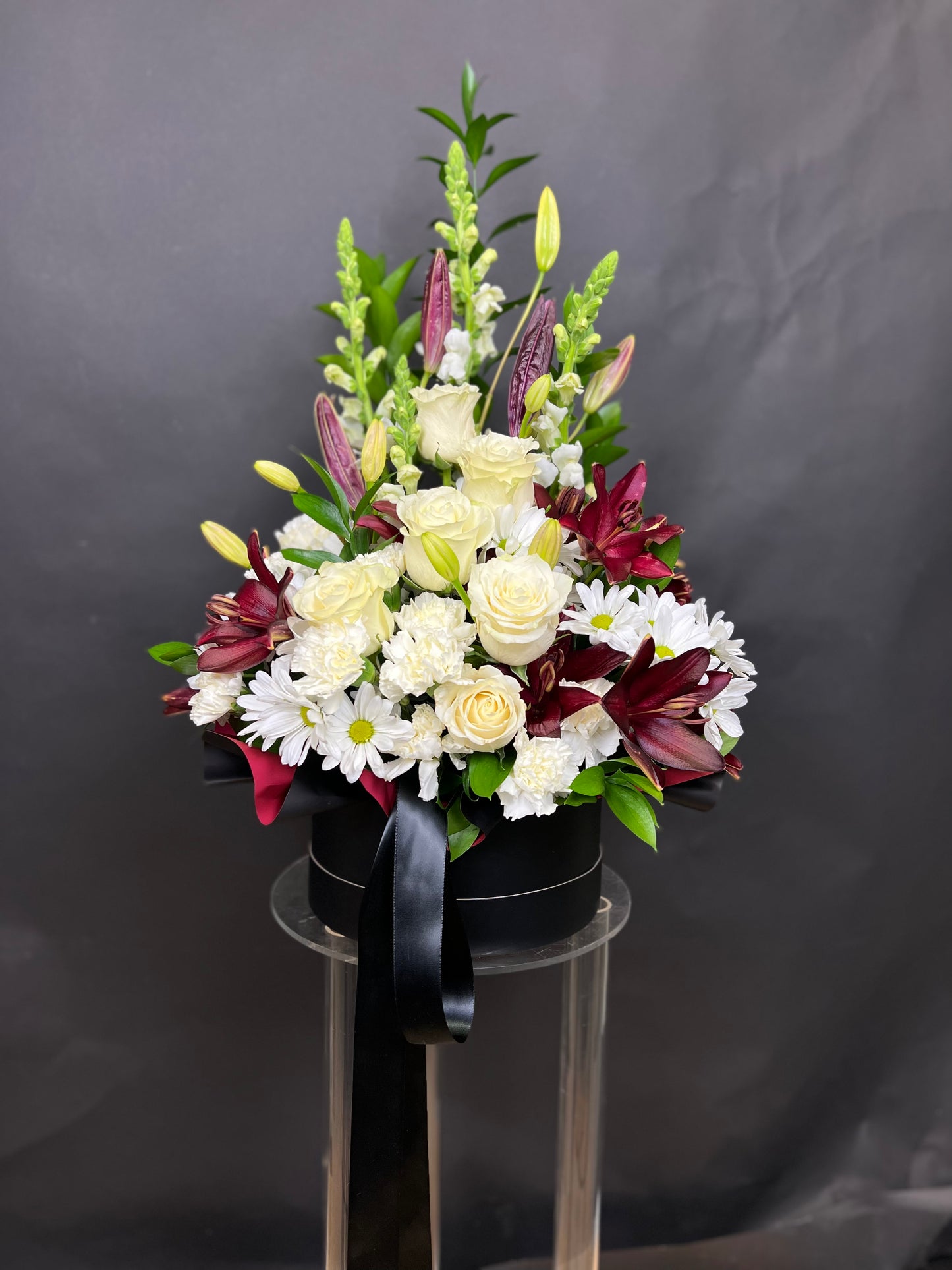 Graceful Tribute - Funeral Basket Arrangement