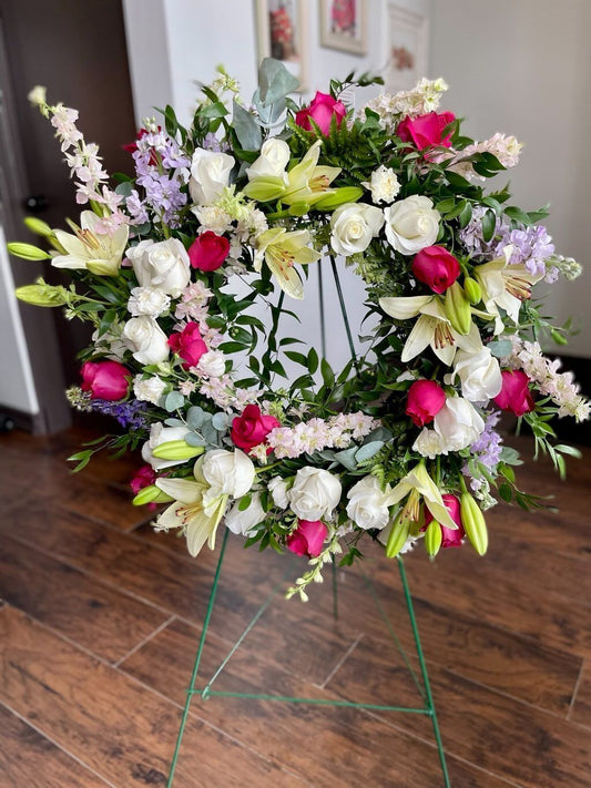 Eternal Remembrance - Customizable Funeral Wreath - Toy Florist