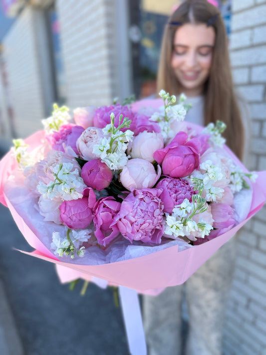 Peonies Bouquet Custom 2 bouquets