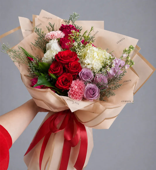 Florist Choice with Red Roses