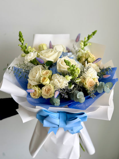 Baby Blue Bliss Bouquet