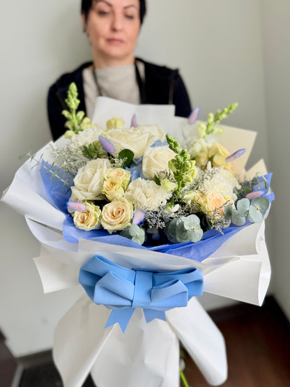 Baby Blue Bliss Bouquet