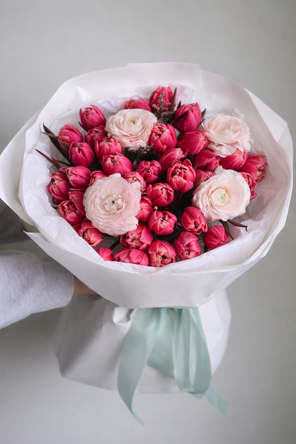 Rosy Tulip Mix