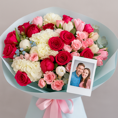 Add a Fujifilm Mini Photo with Bouquet