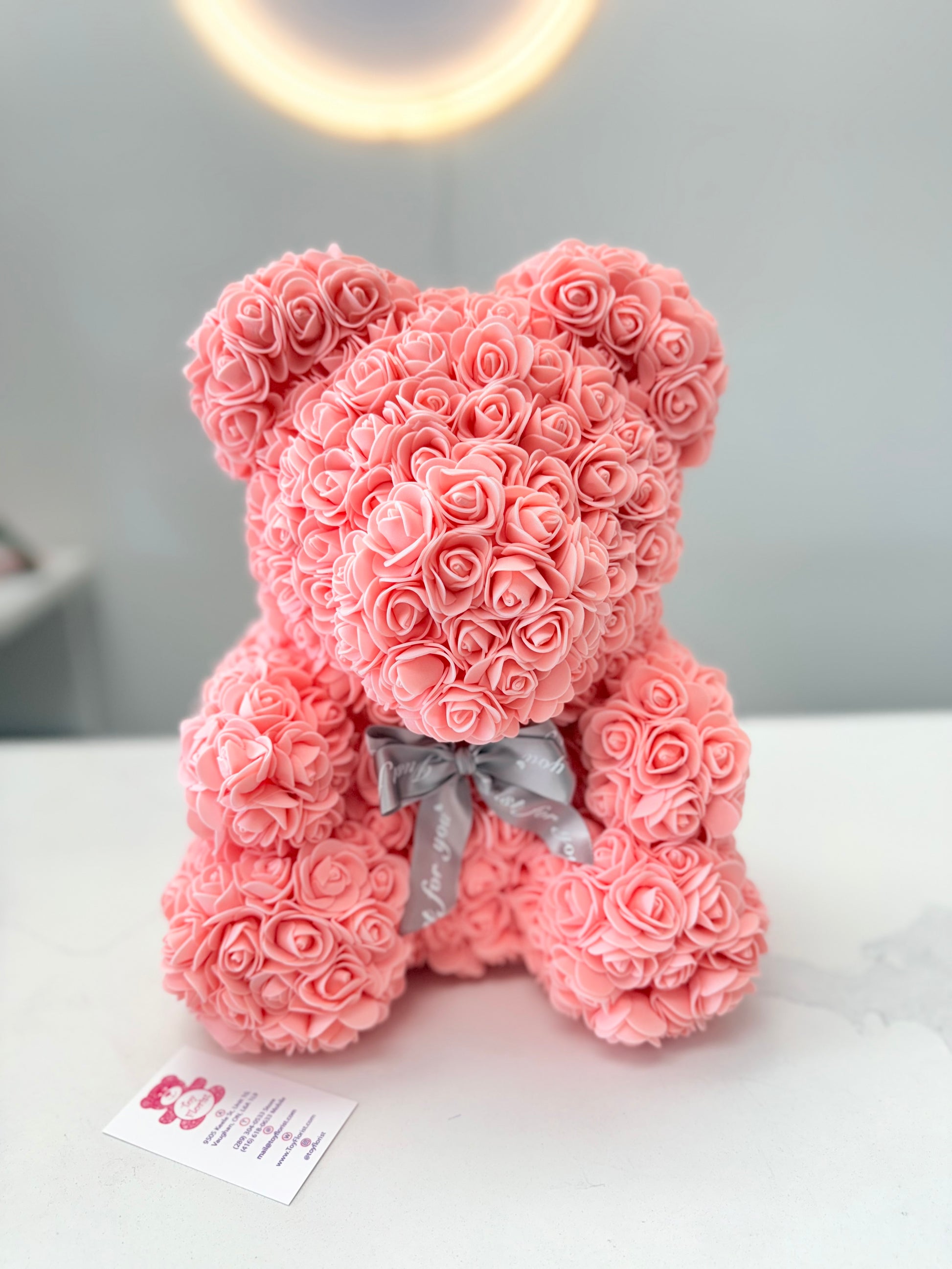 Bouquet Artificial Flowers Rose Flower Bear Luxurious Gift