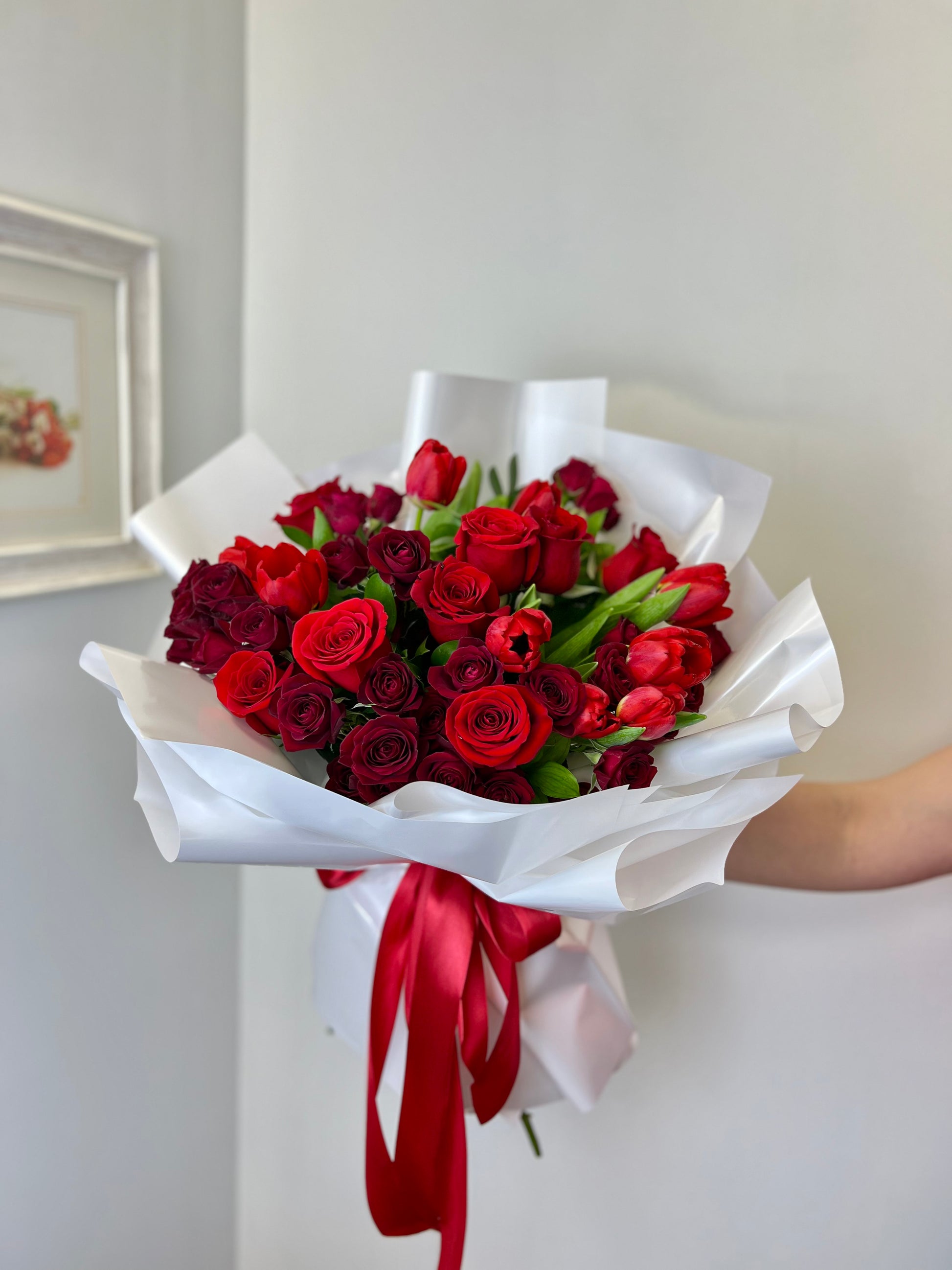 Florist’s Pick - All Red Valentines Bouquet - Toy Florist