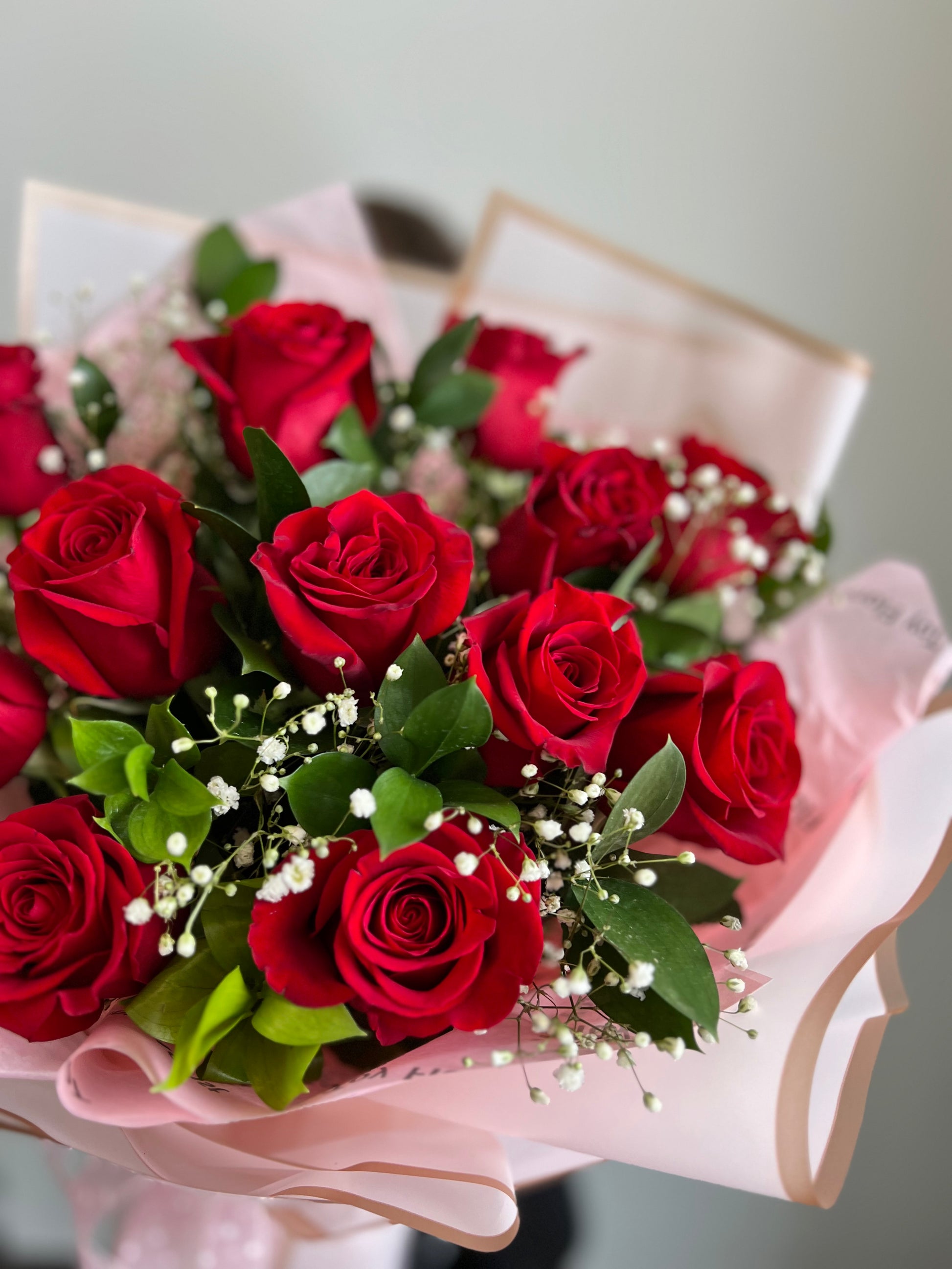 Dozen Red Roses (12 roses) - Toy Florist