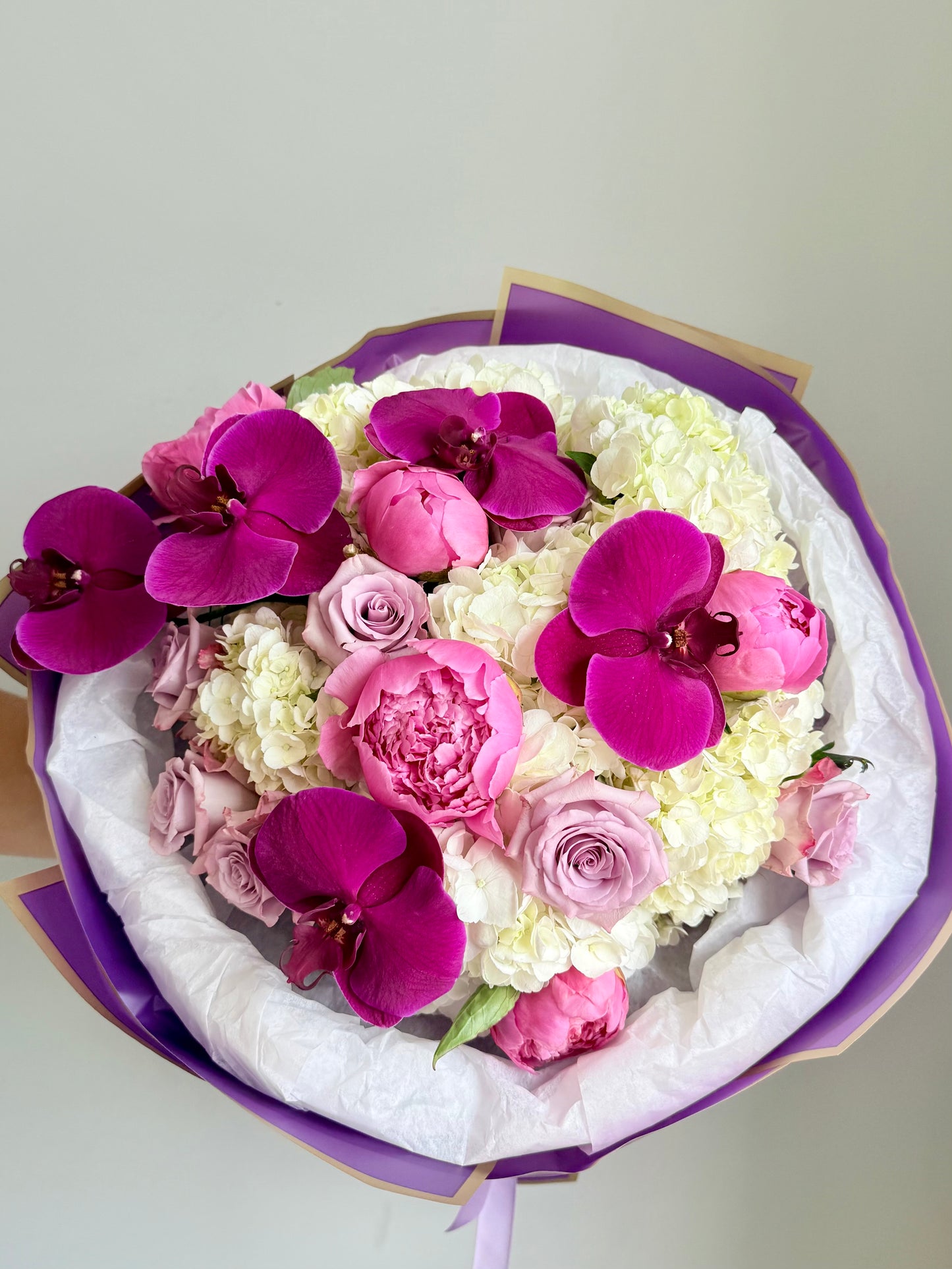 Royal Amethyst – Luxury Peony, Orchid, Hydrangea, Rose Bouquet | Toronto &amp; GTA Flower Delivery