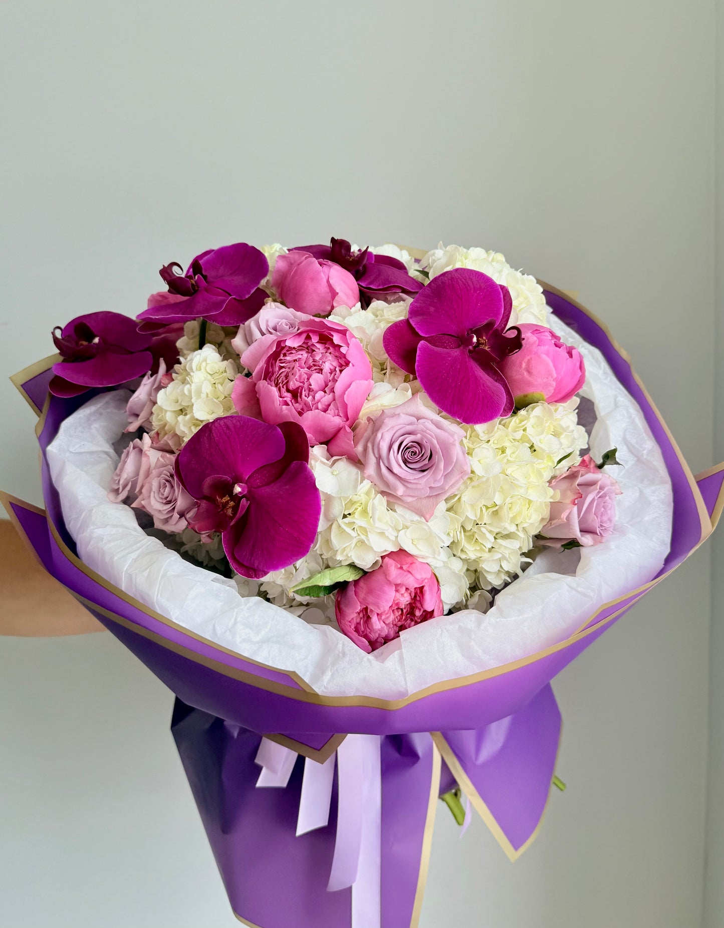 Royal Amethyst – Luxury Peony, Orchid, Hydrangea, Rose Bouquet | Toronto &amp; GTA Flower Delivery