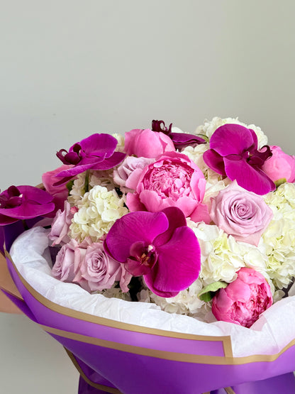 Royal Amethyst – Luxury Peony, Orchid, Hydrangea, Rose Bouquet | Toronto &amp; GTA Flower Delivery