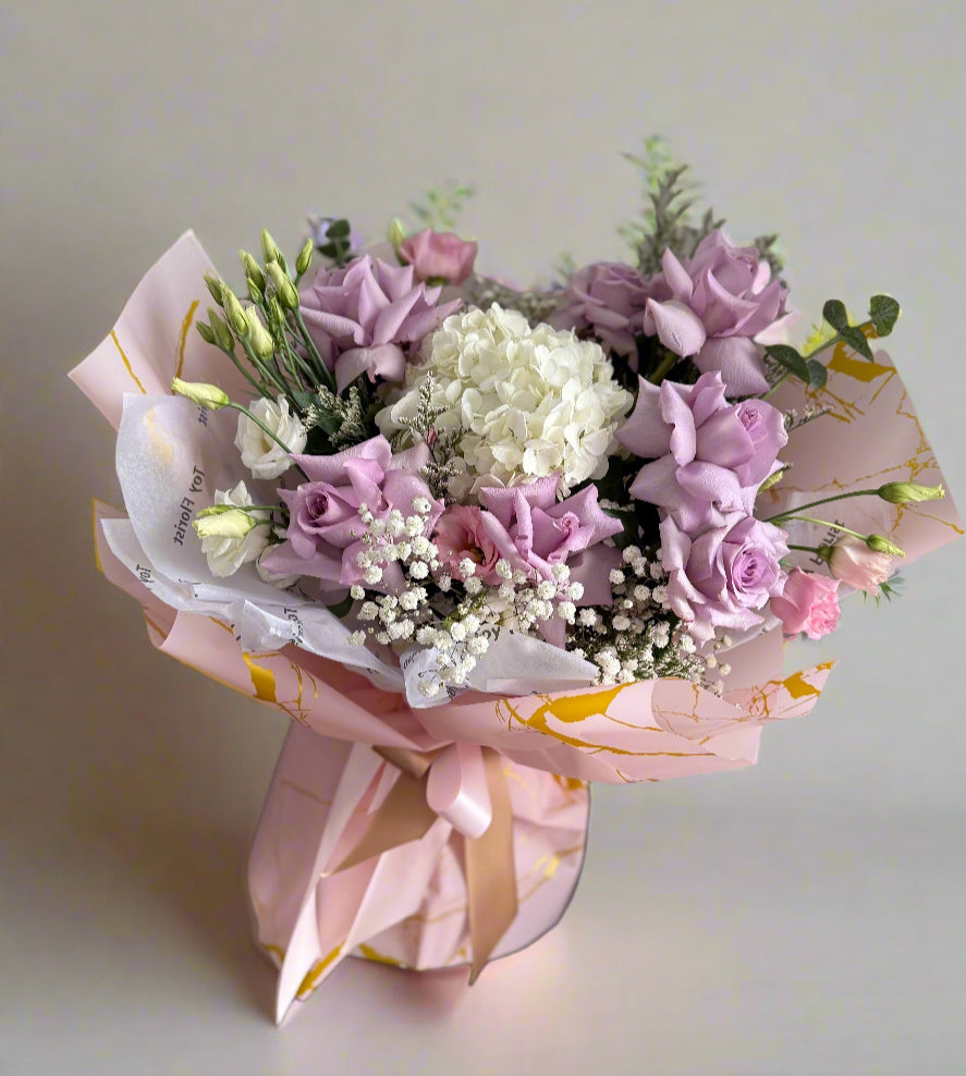White & Purple Bouquet