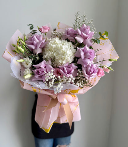 White & Purple Bouquet