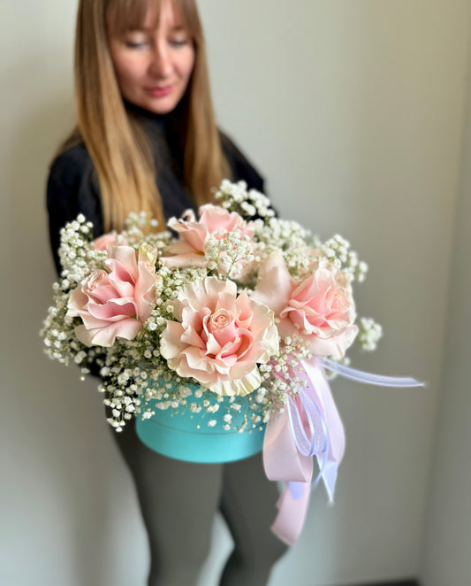 pink roses