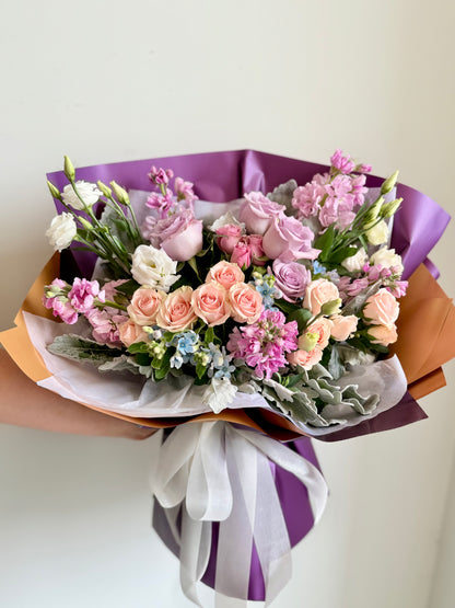 Violet Sunset Bouquet