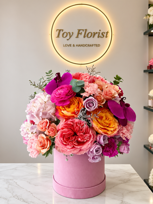 Pink Paradise Hat Box