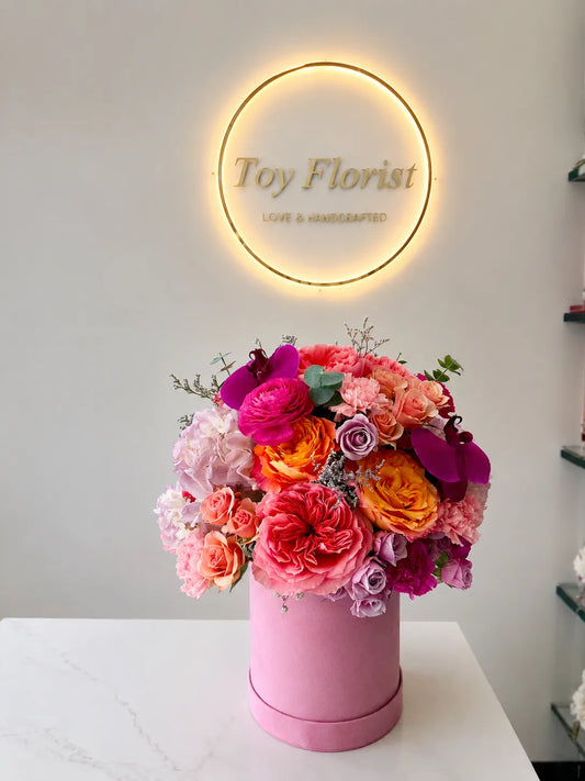 Pink Paradise Hat Box
