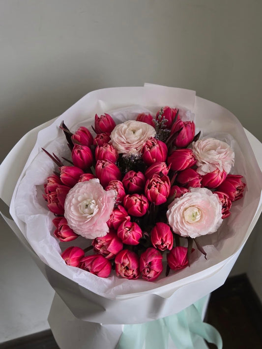Rosy Tulip Mix ToyFlorist