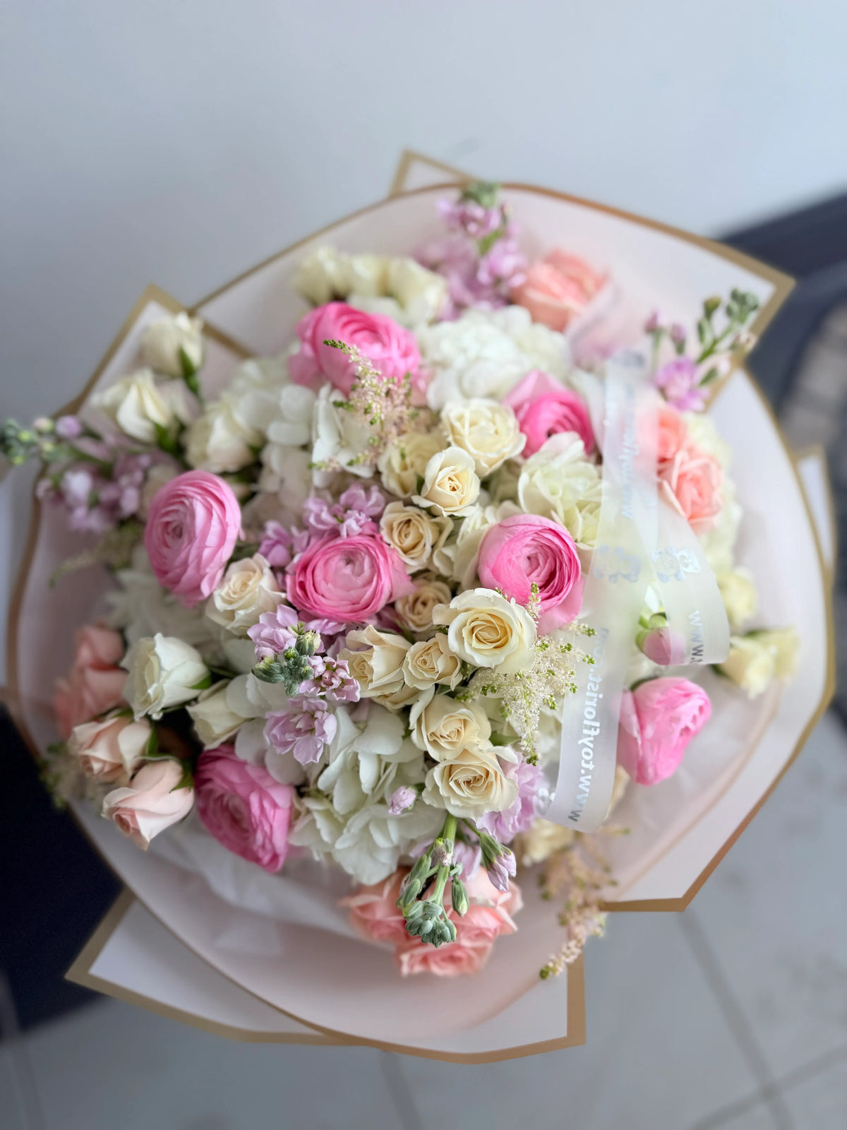 Sweet Rosé Garden Toy Florist