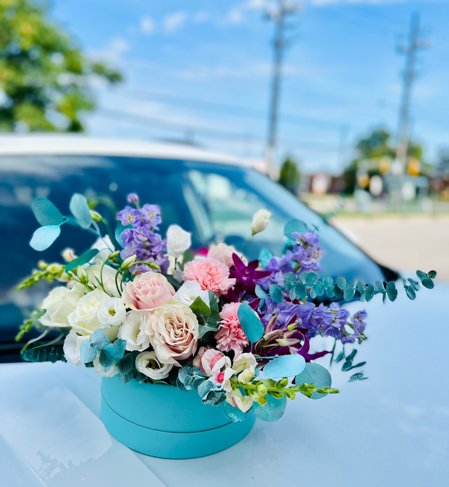 flower box florist maple