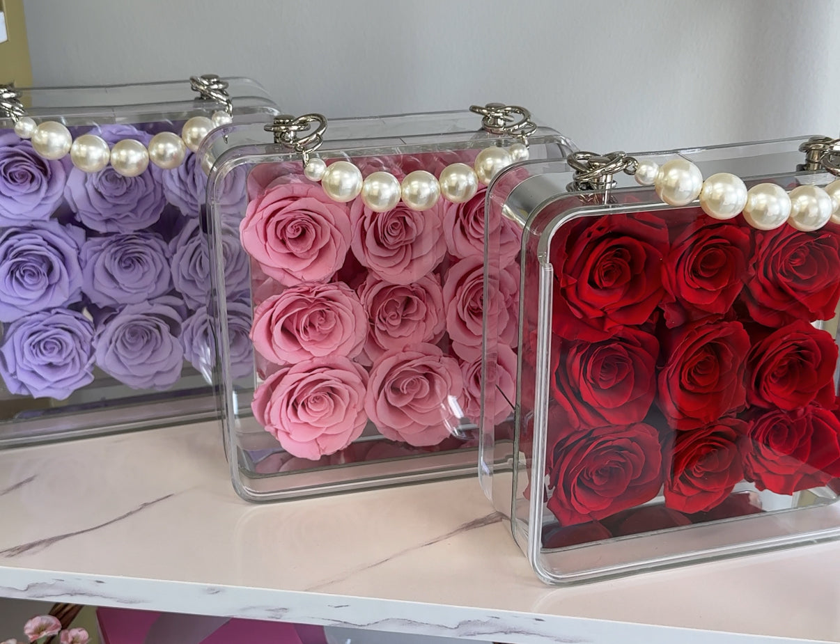 forever rose pearl bag Toy Florist