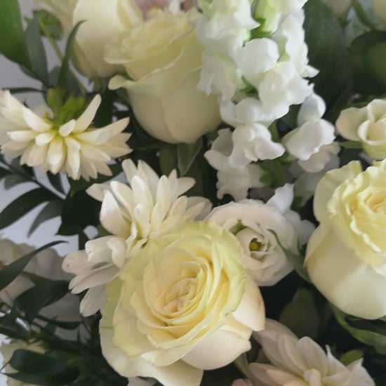 white flowers