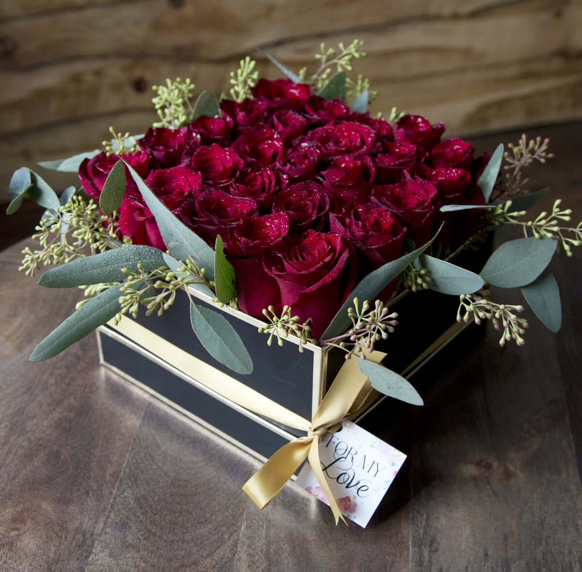 Golden Rose Box