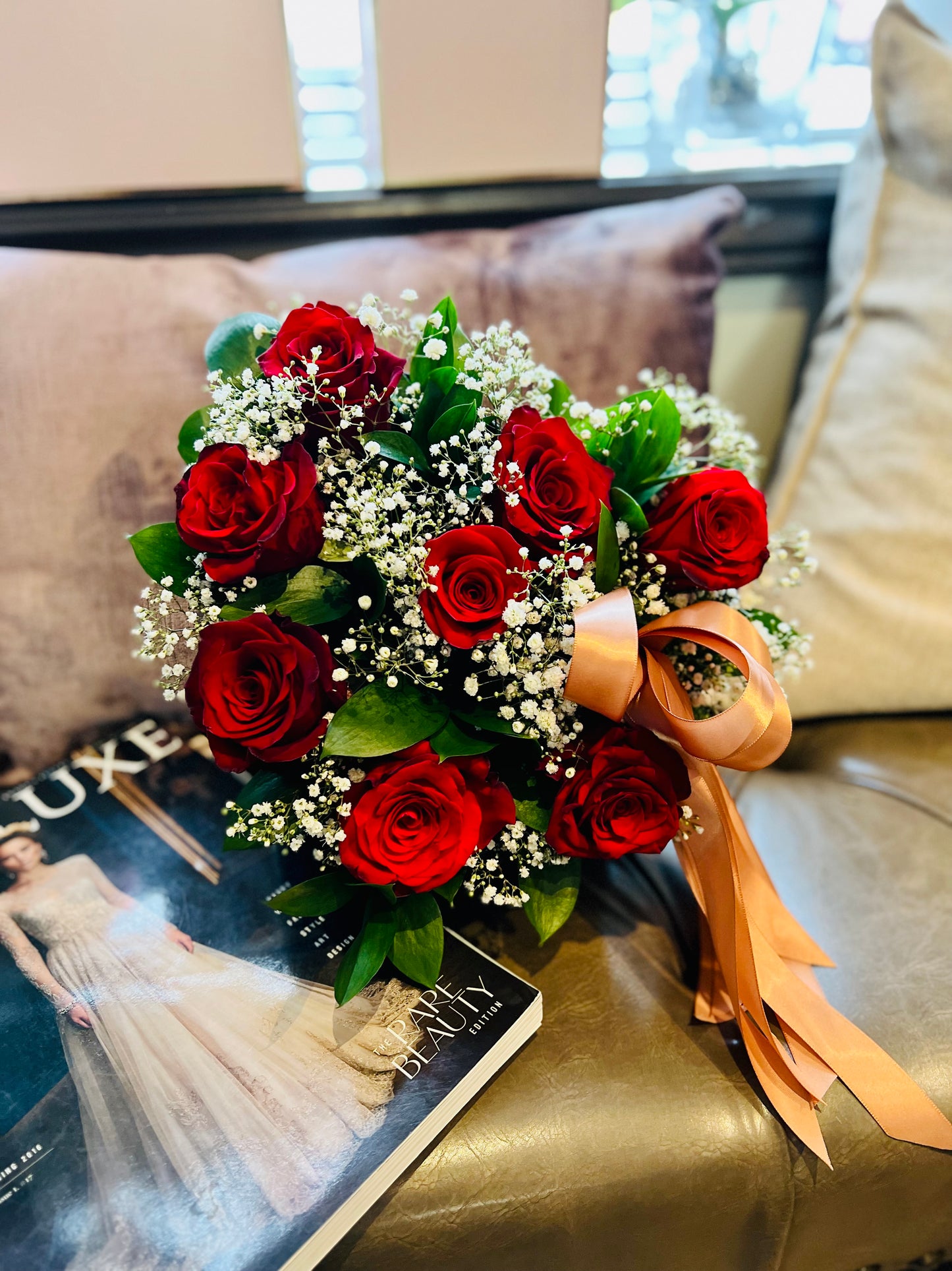 YOU ARE MY VALENTINE heartshaped red rose box - Toy Florist