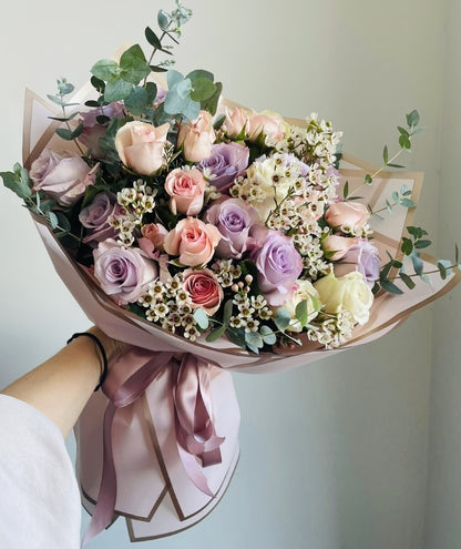 lavender bouquet flowers toy florist